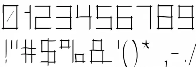 Toranaga Font OTHER CHARS