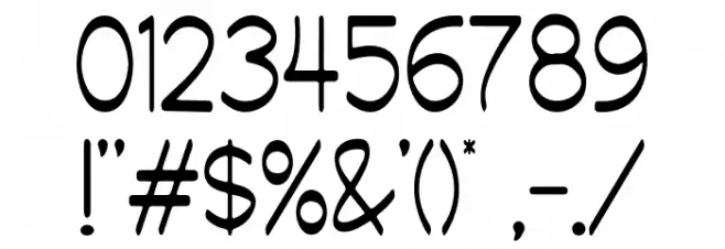 Torao Font OTHER CHARS