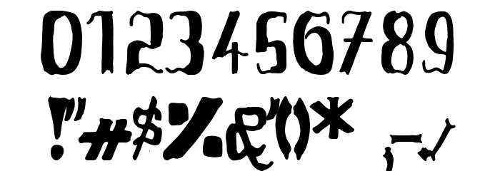 Torch Light Font OTHER CHARS