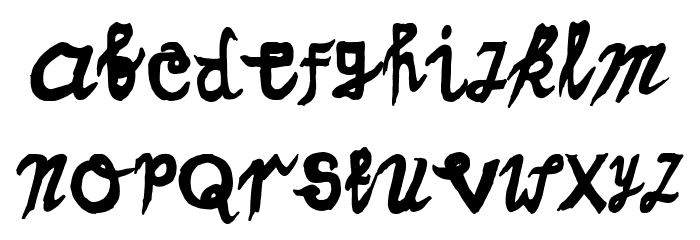 Torch Light Font LOWERCASE