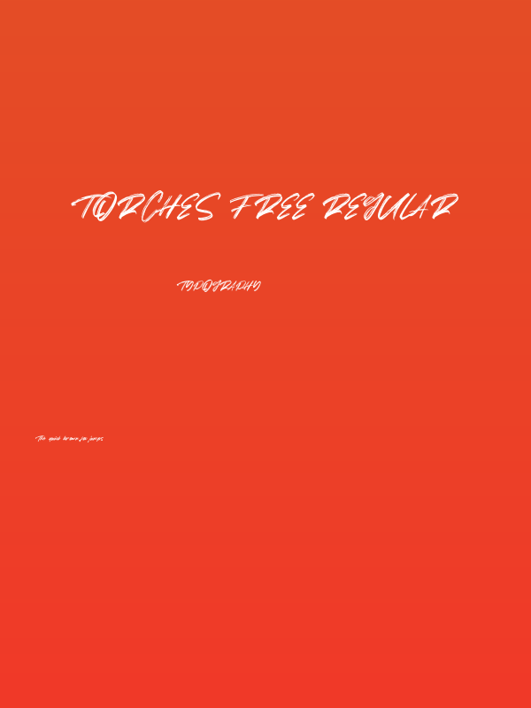 Torches Free Regular Poster