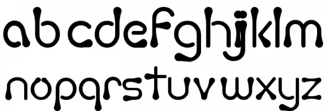 Torcing Away 2000 Schriftart Kleinbuchstaben