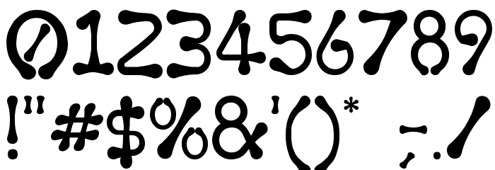 Torcing Away Font OTHER CHARS