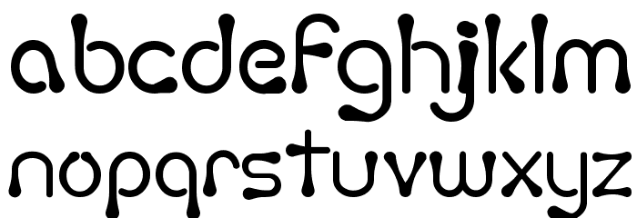 Torcing Away Font LOWERCASE
