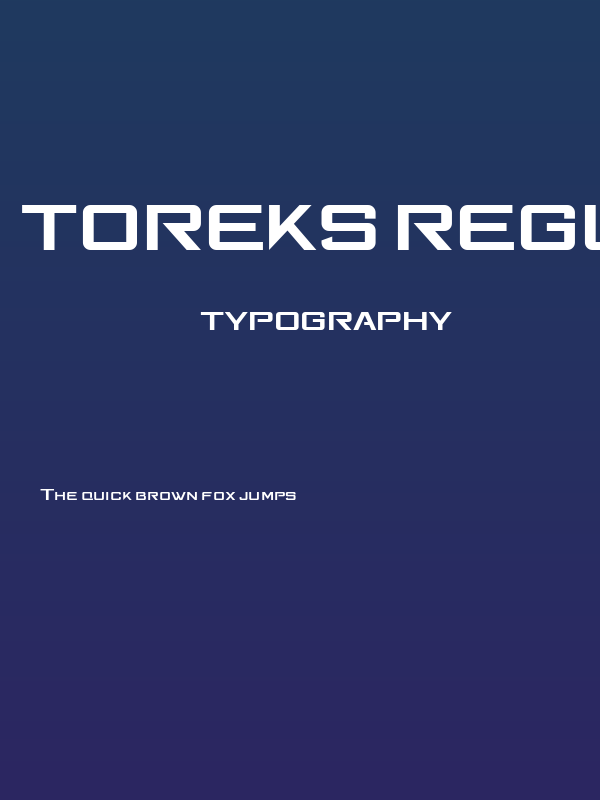 Toreks Regular Poster