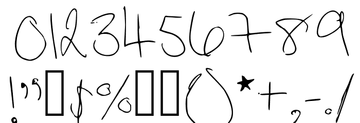 Tori Regular Font OTHER CHARS