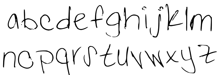Tori Regular Font LOWERCASE