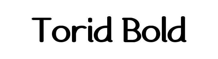 Torid Bold  नि: शुल्क फ़ॉन्ट्स डाउनलोड