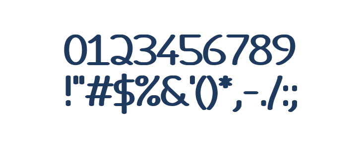 Torid Bold Other Characters