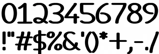 Torid Bold Font OTHER CHARS