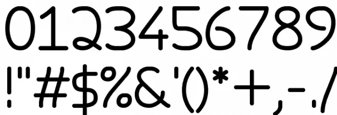 Torid Font OTHER CHARS