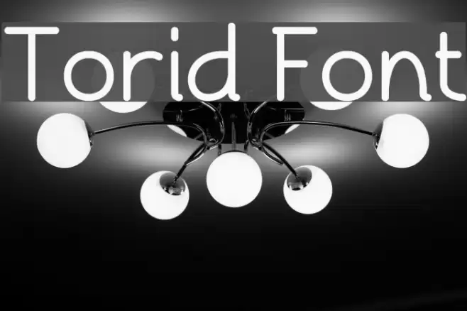 Torid Font examples
