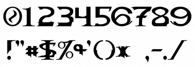 Toril Font OTHER CHARS