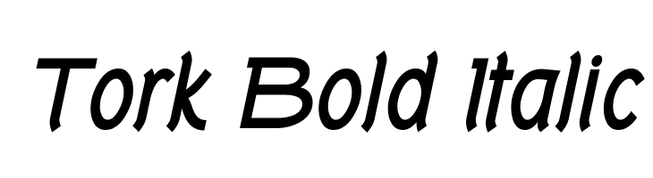 Tork Bold Italic  नि: शुल्क फ़ॉन्ट्स डाउनलोड