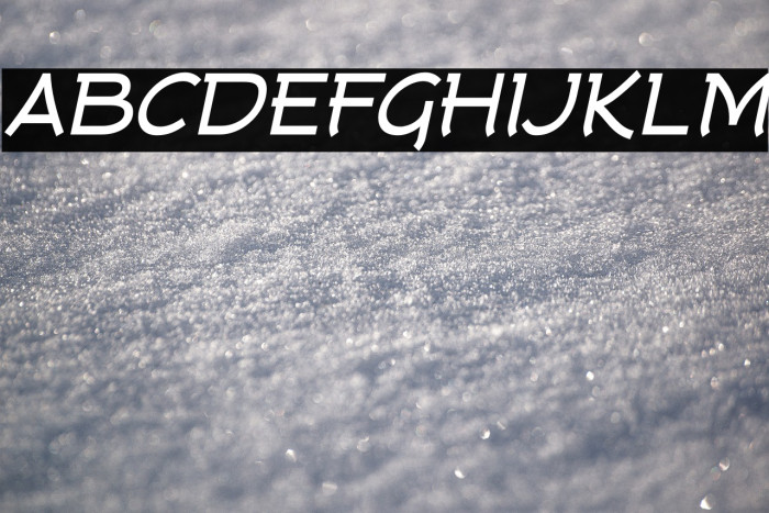 Tork-BoldItalic Example 2