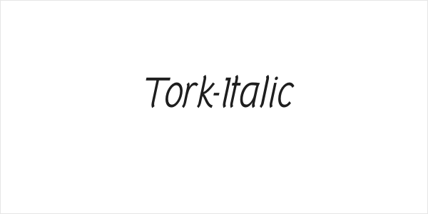 Tork-Italic Logo