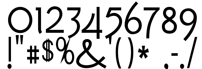 Tork-Regular Font OTHER CHARS