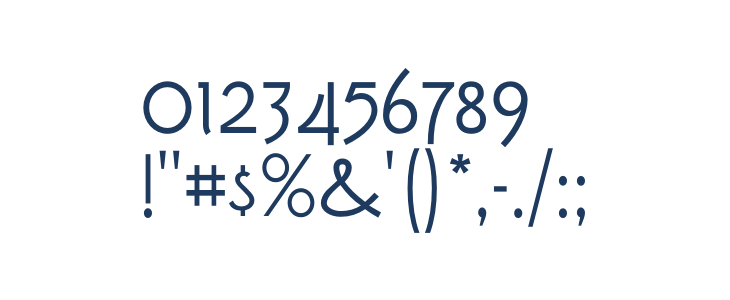 Tork-Regular Other Characters