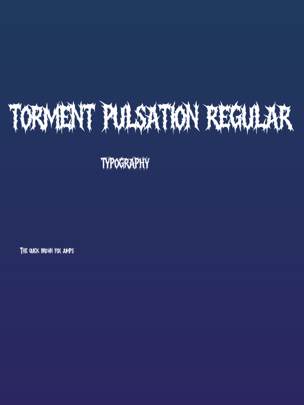 Torment Pulsation Regular Poster