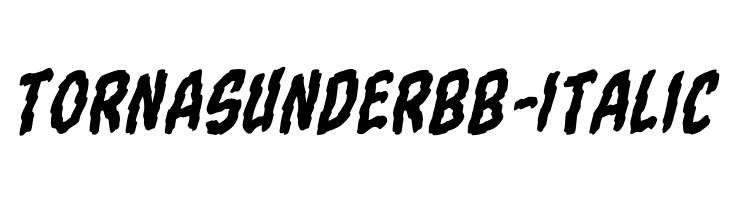 TornAsunderBB-Italic  Descarca Fonturi Gratis