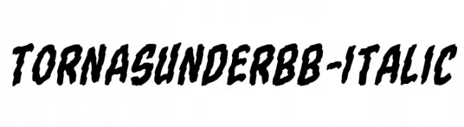 TornAsunderBB-Italic  Descarca Fonturi Gratis