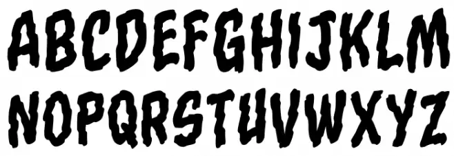 TornAsunderBB-Regular Font Litere mari