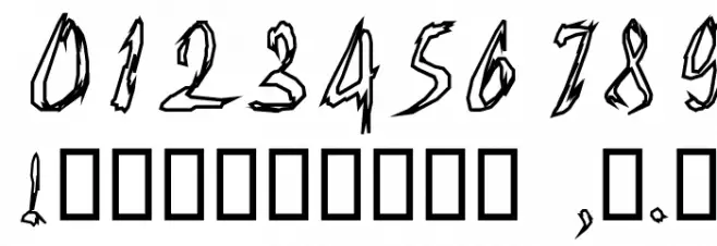 TornUpAndLovingIt Font OTHER CHARS