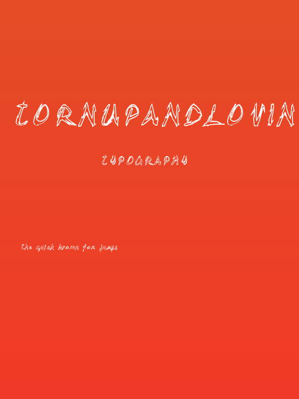 TornUpAndLovingIt Poster