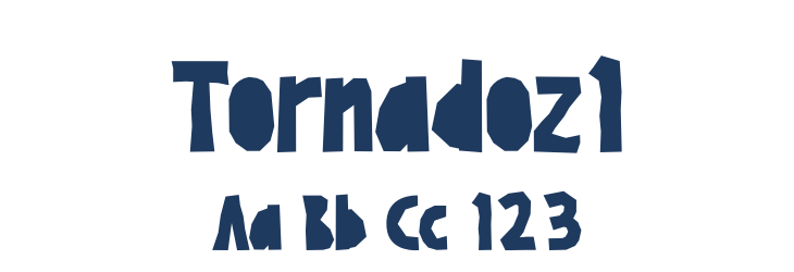 Tornadoz1 Font Preview