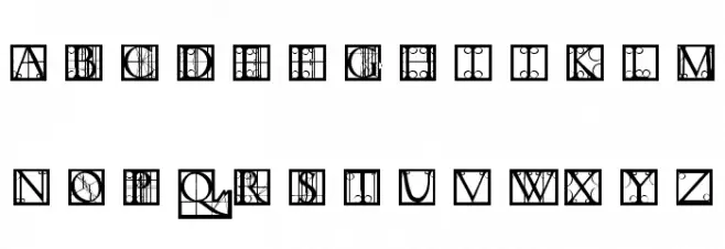TornielloInitials Schriftart Groß