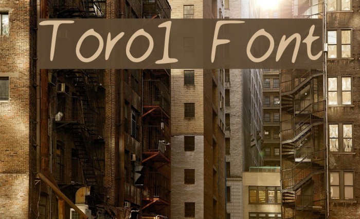 Toro1 Font examples