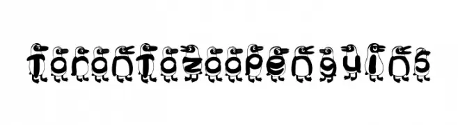 Toronto Zoo Penguins  免费字体下载