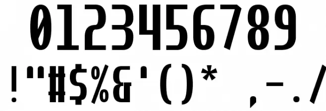 Torquemada Starved Bold Font OTHER CHARS