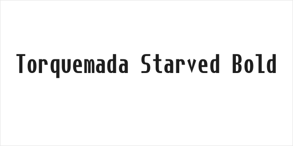 Torquemada Starved Bold Logo