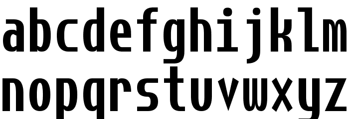 Torquemada Starved Bold Font LOWERCASE