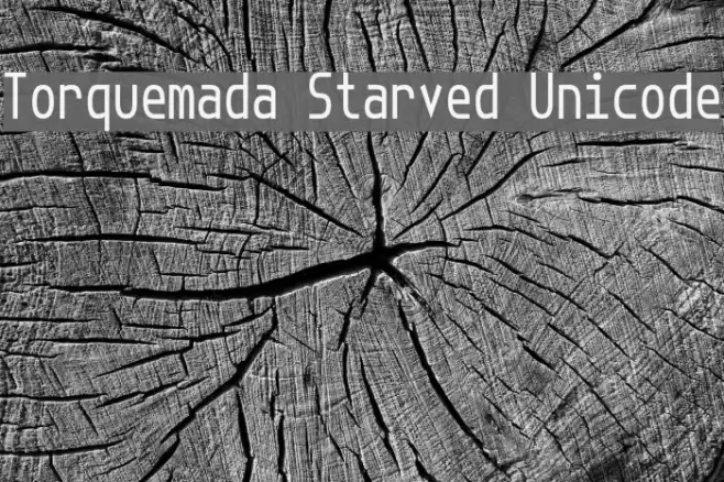 Torquemada Starved Unicode Шрифта examples