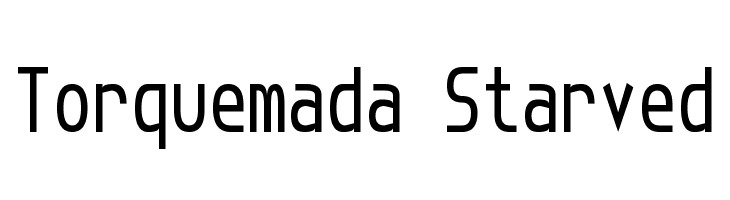 Torquemada Starved Font