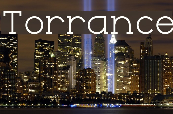 Torrance Font examples
