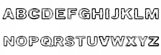 Torstai perjantai Schriftart Groß