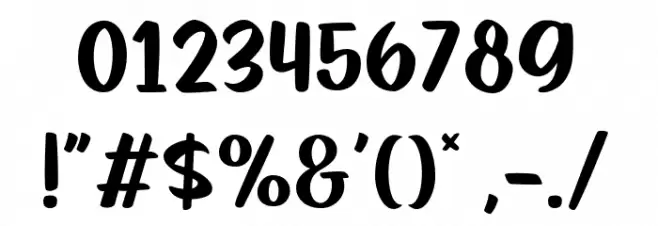 Tortello Font OTHER CHARS