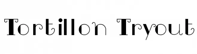 Tortillon Tryout  baixar fontes gratis