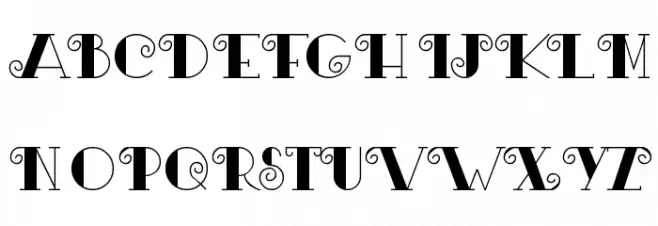 Tortillon Tryout Font Litere mari