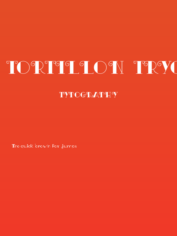 Tortillon Tryout Poster