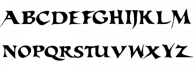 Tortuga Schriftart Groß