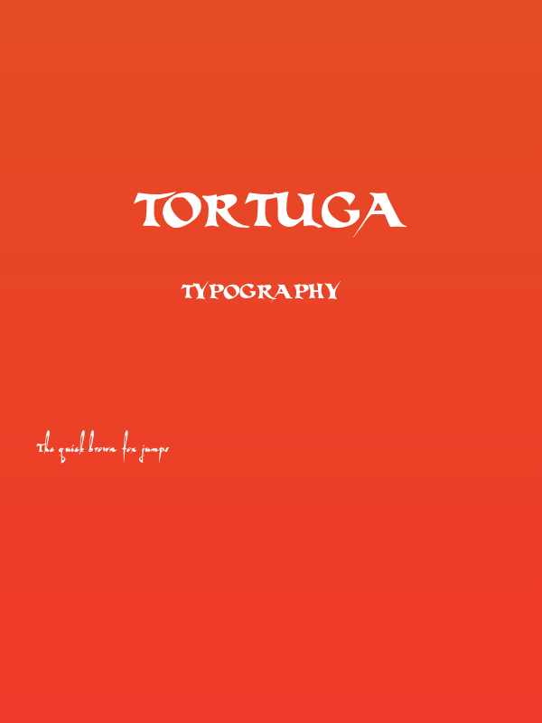 Tortuga Poster