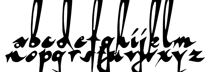Tortuga Font LOWERCASE