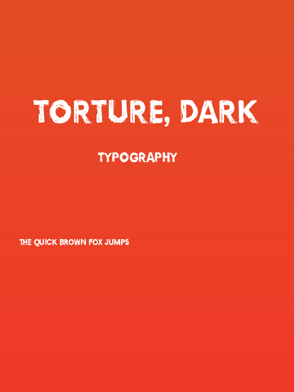 Torture, Dark Poster