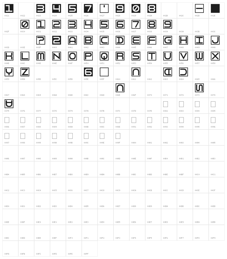 Torturer Bound Character Map