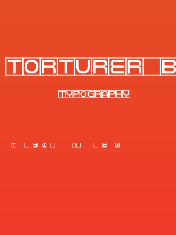 Torturer Bound Poster