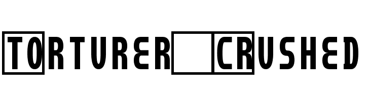 Torturer Crushed Font